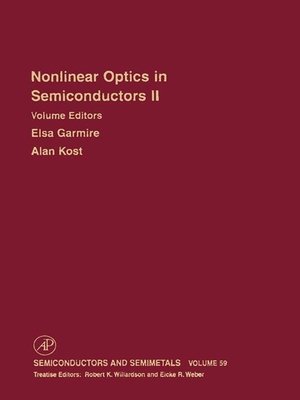 cover image of Nonlinear Optics in Semiconductors II